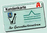 Kundenkarte der Spitzgrund-Apotheke